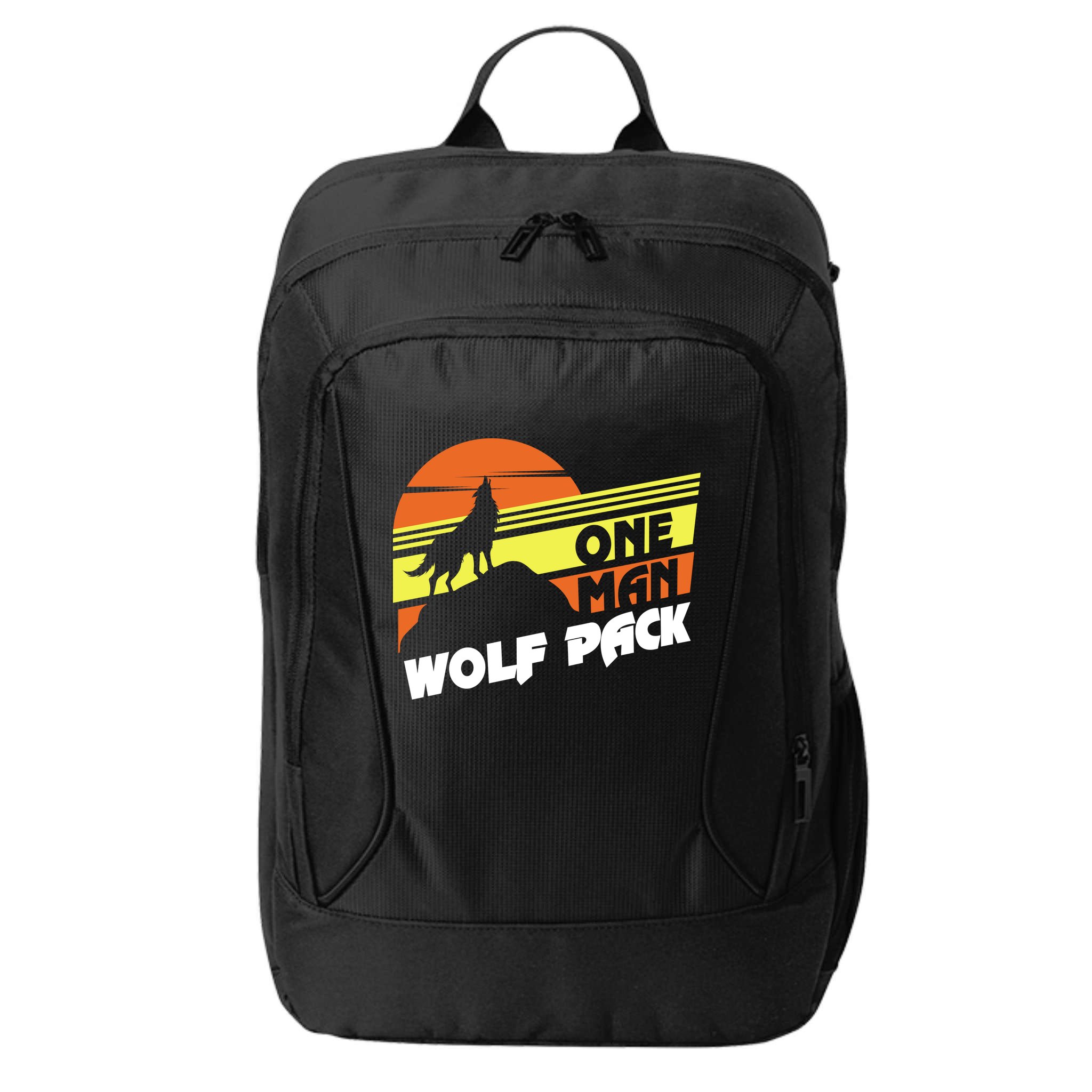 One Man Wolf Pack City Backpack