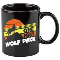 One Man Wolf Pack 11oz C Handle Ceramic Mug