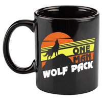 One Man Wolf Pack 11oz C Handle Ceramic Mug