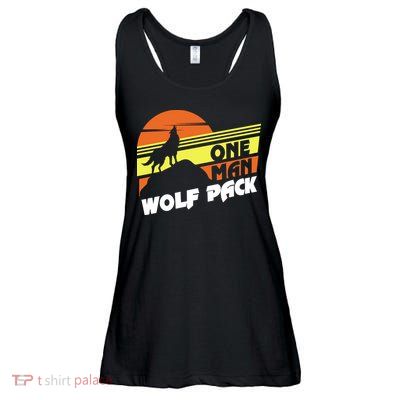 One Man Wolf Pack Ladies Essential Flowy Tank