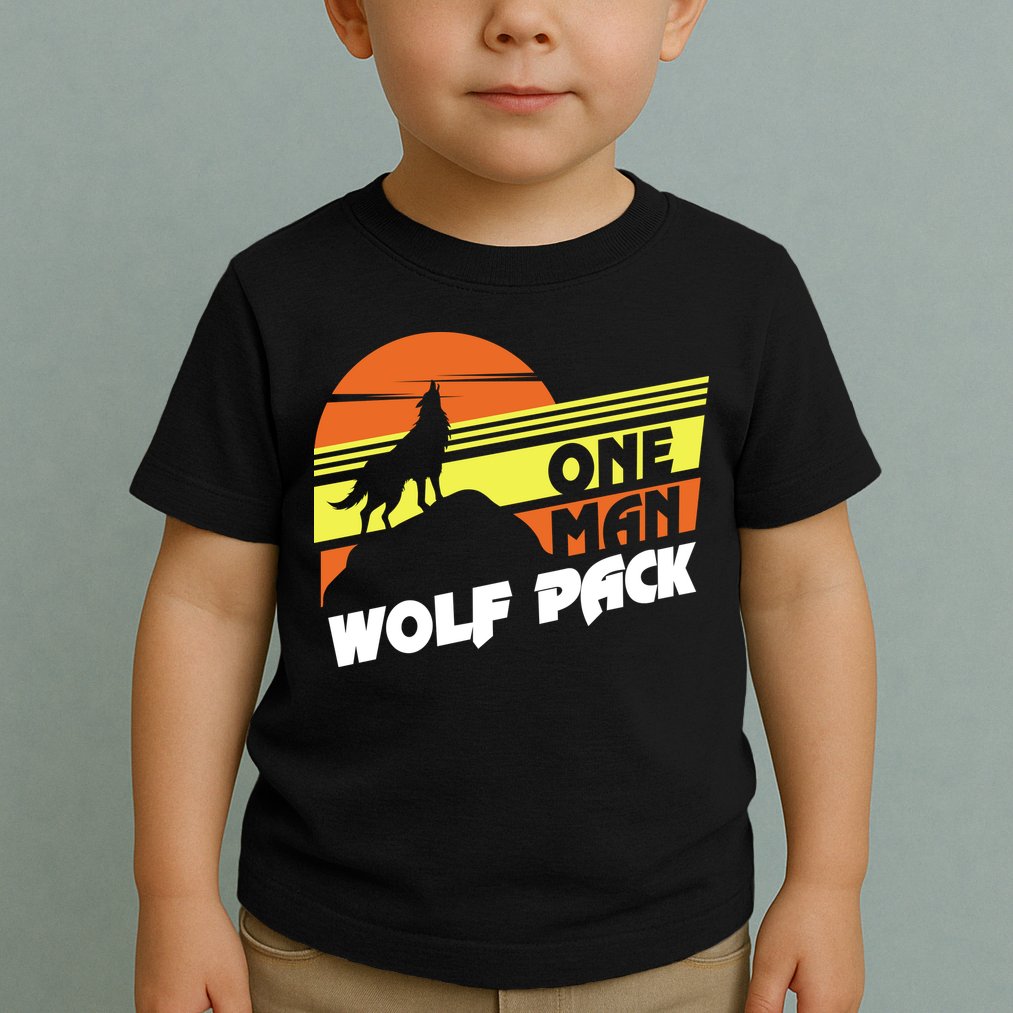 One Man Wolf Pack Toddler T-Shirt