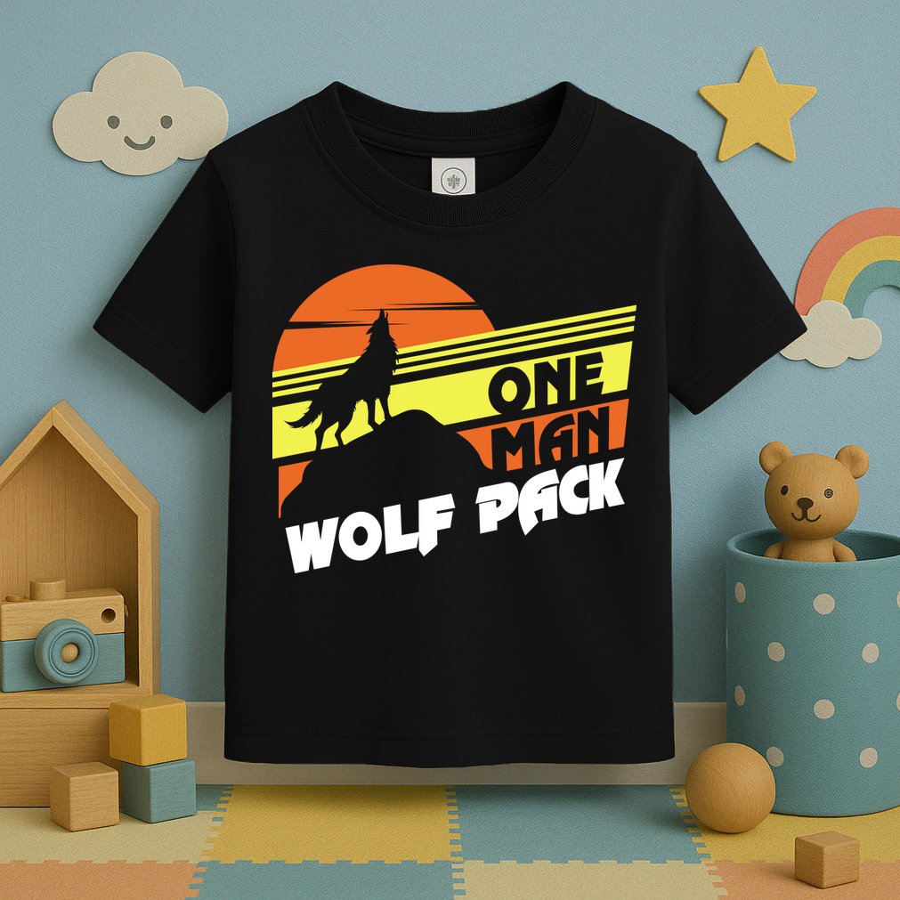 One Man Wolf Pack Toddler T-Shirt