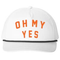 Oh My Yes Snapback Five-Panel Rope Hat