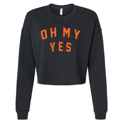 Oh My Yes Cropped Pullover Crew