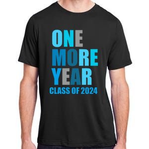 One More Year Class Of 2024 Senior Adult ChromaSoft Performance T-Shirt