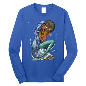 Ocean Mermaid Yemaya Orisha Goddess African Yoruba Religion Gift Long Sleeve Shirt