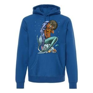 Ocean Mermaid Yemaya Orisha Goddess African Yoruba Religion Gift Premium Hoodie