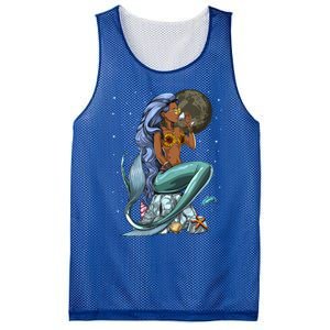 Ocean Mermaid Yemaya Orisha Goddess African Yoruba Religion Gift Mesh Reversible Basketball Jersey Tank