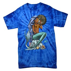 Ocean Mermaid Yemaya Orisha Goddess African Yoruba Religion Gift Tie-Dye T-Shirt