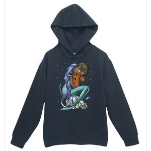 Ocean Mermaid Yemaya Orisha Goddess African Yoruba Religion Gift Urban Pullover Hoodie