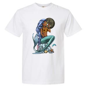 Ocean Mermaid Yemaya Orisha Goddess African Yoruba Religion Gift Garment-Dyed Heavyweight T-Shirt