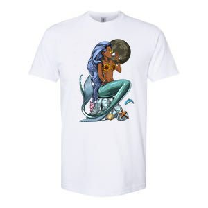 Ocean Mermaid Yemaya Orisha Goddess African Yoruba Religion Gift Softstyle CVC T-Shirt