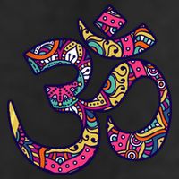 Om Mandala Yoga 7 Panel Mesh Trucker Snapback Hat