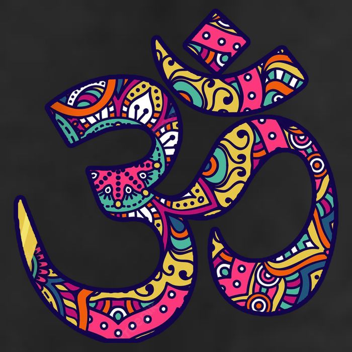 Om Mandala Yoga 7 Panel Mesh Trucker Snapback Hat