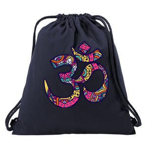 Om Mandala Yoga Drawstring Bag