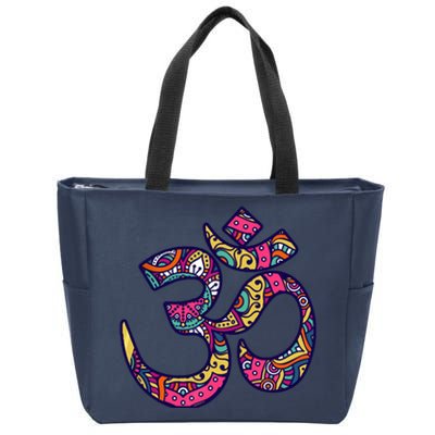 Om Mandala Yoga Zip Tote Bag