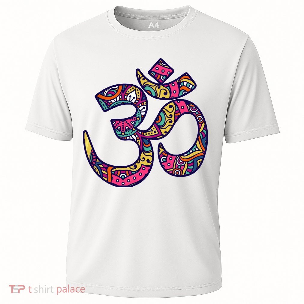Om Mandala Yoga Cooling Performance Crew T-Shirt