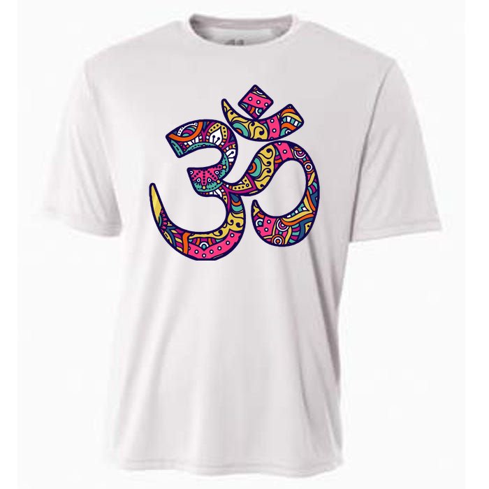 Om Mandala Yoga Cooling Performance Crew T-Shirt