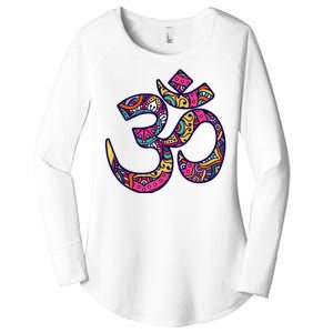 Om Mandala Yoga Women's Perfect Tri Tunic Long Sleeve Shirt