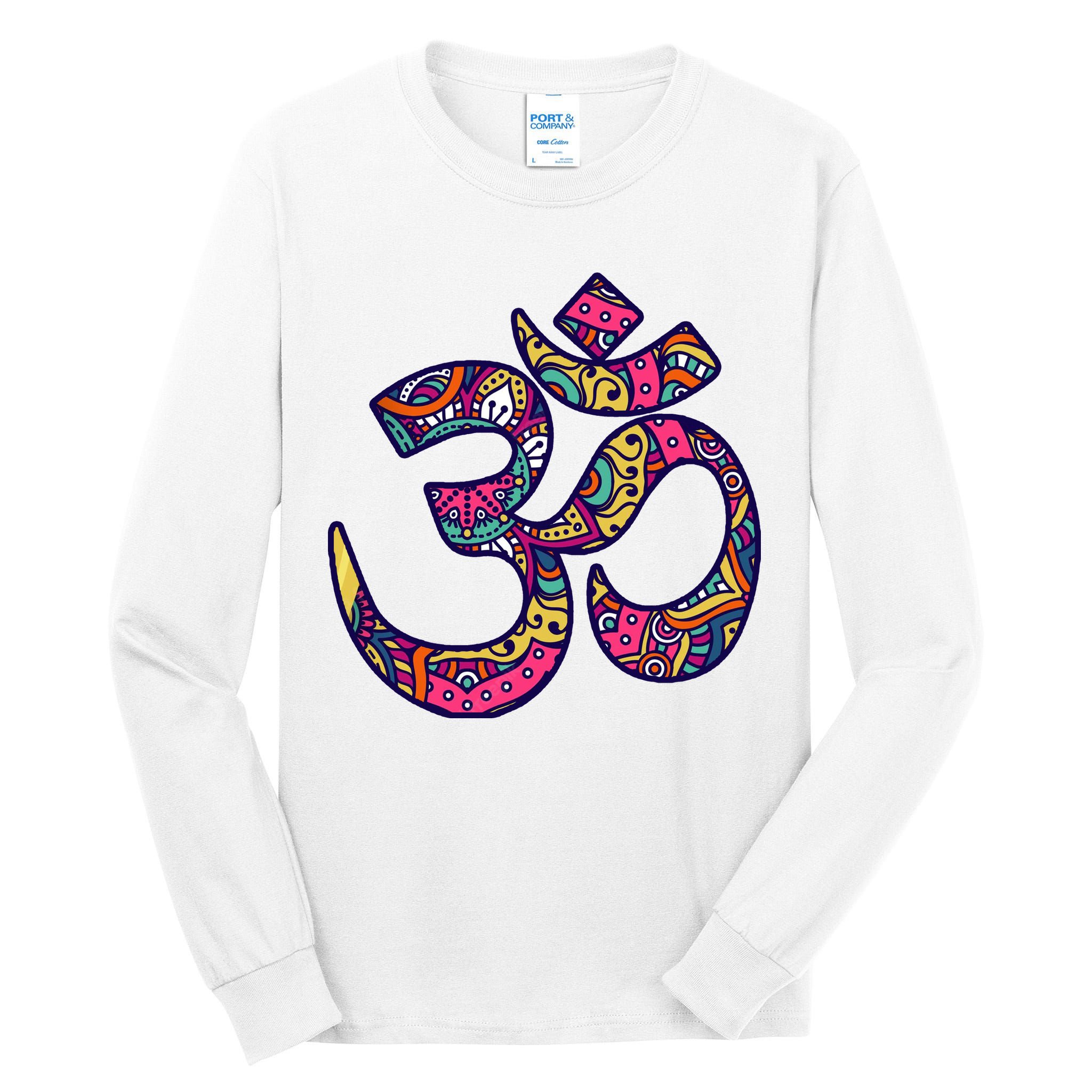 Om Mandala Yoga Tall Long Sleeve T-Shirt