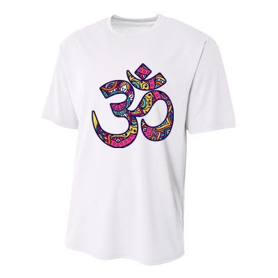 Om Mandala Yoga Youth Performance Sprint T-Shirt