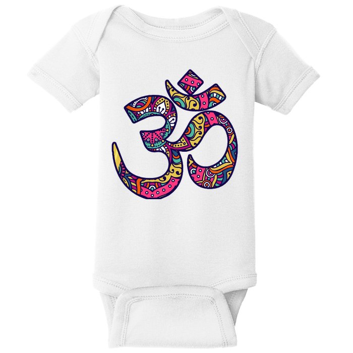 Om Mandala Yoga Baby Bodysuit