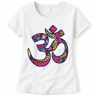Om Mandala Yoga Womens T-Shirt