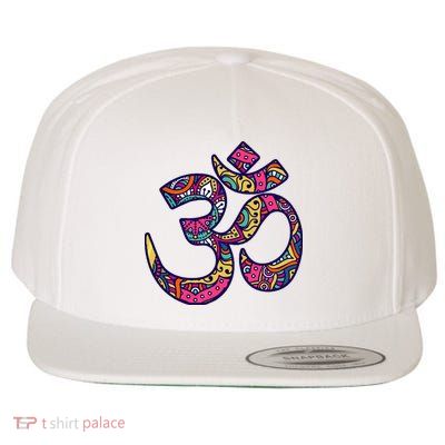 Om Mandala Yoga Wool Snapback Cap