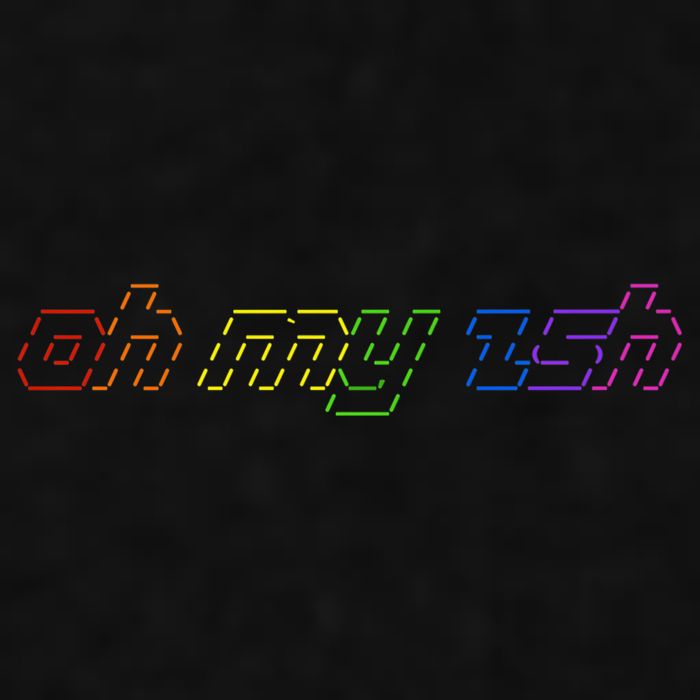 OH MY ZSH Programming Coder Hacker Nerdy Computer Tech Ladies PosiCharge Tri-Blend Wicking Tank