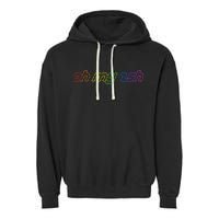 OH MY ZSH Programming Coder Hacker Nerdy Computer Tech Garment-Dyed Fleece Hoodie