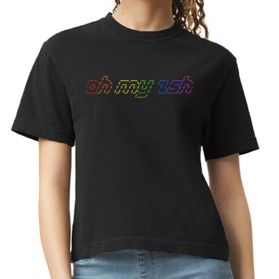 OH MY ZSH Programming Coder Hacker Nerdy Computer Tech Comfort Colors Boxy T-Shirt