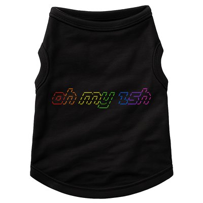 OH MY ZSH Programming Coder Hacker Nerdy Computer Tech Doggie Tank