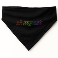 OH MY ZSH Programming Coder Hacker Nerdy Computer Tech USA-Made Doggie Bandana