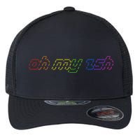 OH MY ZSH Programming Coder Hacker Nerdy Computer Tech Flexfit Unipanel Trucker Cap