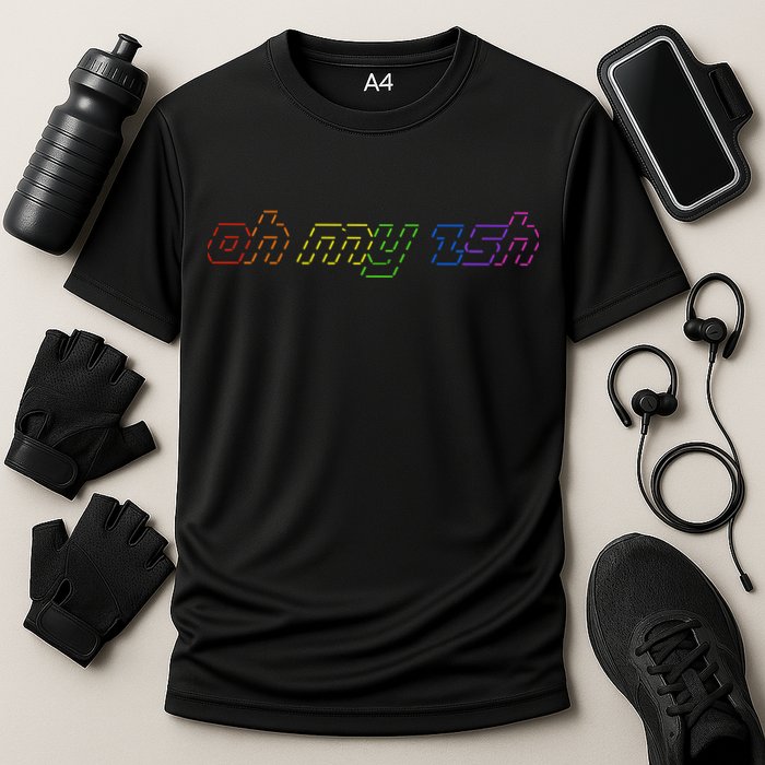 OH MY ZSH Programming Coder Hacker Nerdy Computer Tech Performance Shirt