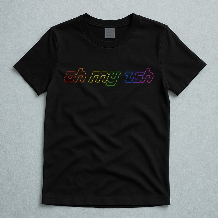 OH MY ZSH Programming Coder Hacker Nerdy Computer Tech T-Shirt