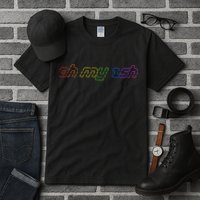 OH MY ZSH Programming Coder Hacker Nerdy Computer Tech Tall T-Shirt