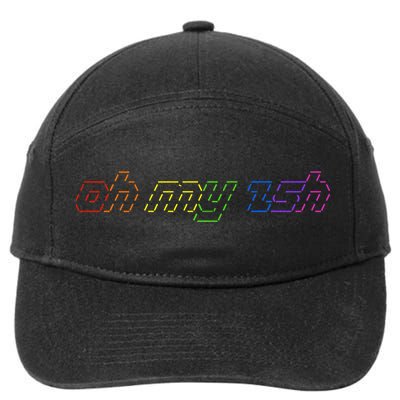 OH MY ZSH Programming Coder Hacker Nerdy Computer Tech 7-Panel Snapback Hat