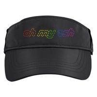 OH MY ZSH Programming Coder Hacker Nerdy Computer Tech Adult Drive Performance Visor