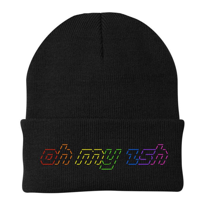 OH MY ZSH Programming Coder Hacker Nerdy Computer Tech Beanie