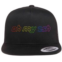 OH MY ZSH Programming Coder Hacker Nerdy Computer Tech Flatbill Hat
