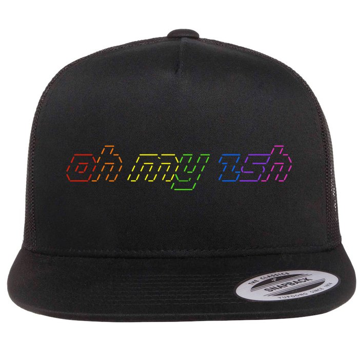 OH MY ZSH Programming Coder Hacker Nerdy Computer Tech Flatbill Hat