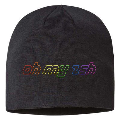 OH MY ZSH Programming Coder Hacker Nerdy Computer Tech Sustainable Beanie