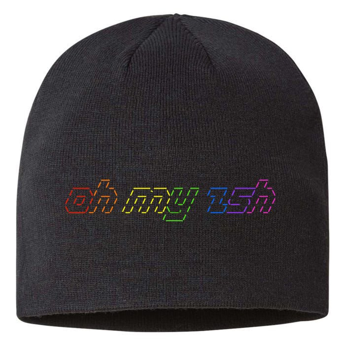 OH MY ZSH Programming Coder Hacker Nerdy Computer Tech Sustainable Beanie