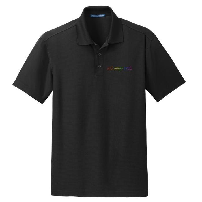 OH MY ZSH Programming Coder Hacker Nerdy Computer Tech Dry Zone Grid Polo