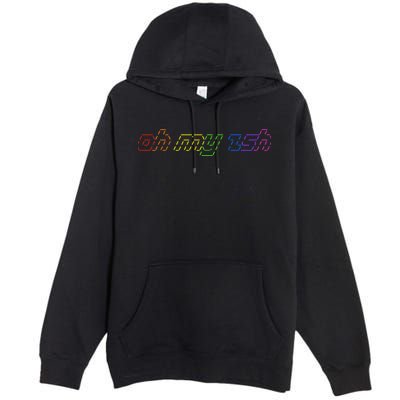 OH MY ZSH Programming Coder Hacker Nerdy Computer Tech Premium Pullover Hoodie