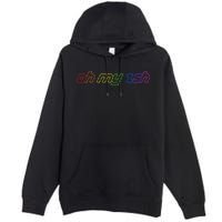OH MY ZSH Programming Coder Hacker Nerdy Computer Tech Premium Pullover Hoodie