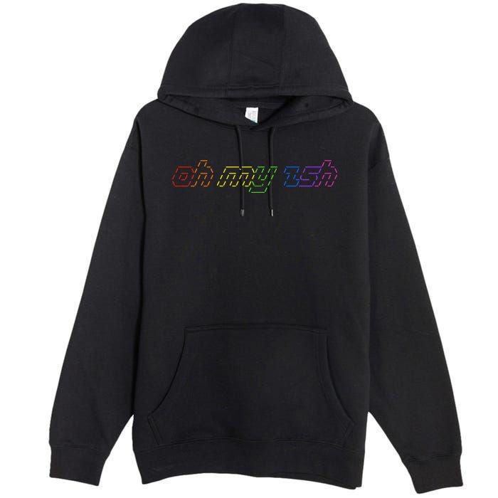 OH MY ZSH Programming Coder Hacker Nerdy Computer Tech Premium Pullover Hoodie