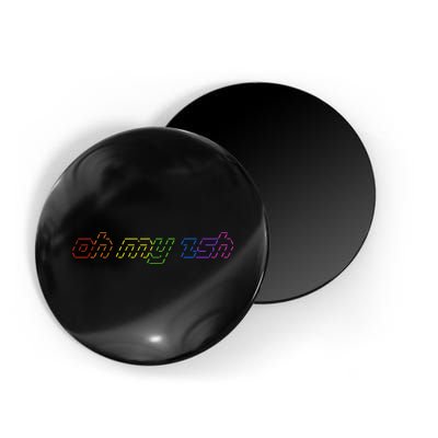 OH MY ZSH Programming Coder Hacker Nerdy Computer Tech Magnet