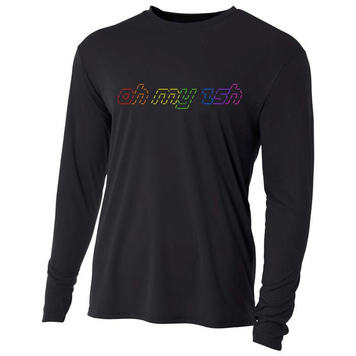 OH MY ZSH Programming Coder Hacker Nerdy Computer Tech Cooling Performance Long Sleeve Crew